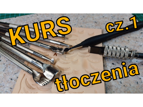 Nauka wytłaczania w skórze naturalnej.